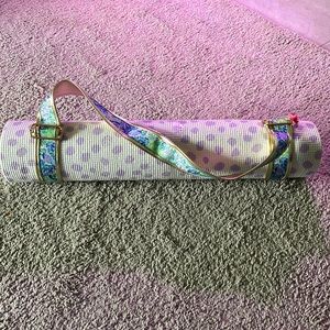 Brand New Lilly Pulitzer Yoga Mat with Strap